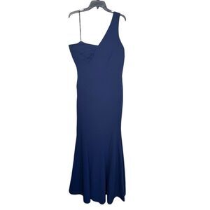 NWT Tadashi Shoji | Midnight Blue Geraldine A Line Long Evening Dress XL